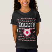 Soccer Ugly Weihnachtskraut T-Shirt (Vorderseite)