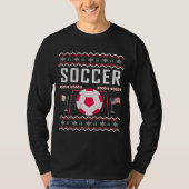 Soccer Ugly Weihnachtskraut T-Shirt (Vorderseite)