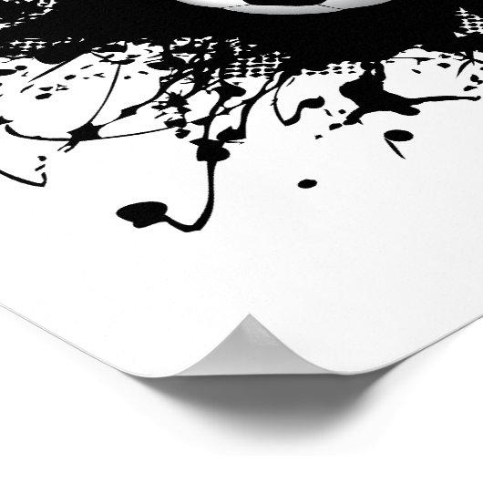 Soccer Urban Style Poster (Ecke)