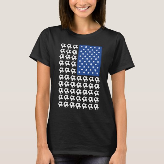 SOCCER USA FLAG T-Shirt (Vorderseite)