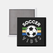Soccer Vibes Magnet (Vorderseite/Rückseite)
