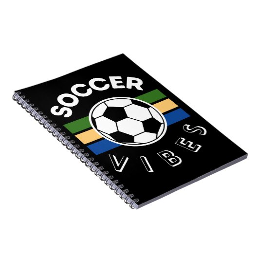 Soccer Vibes Notizblock (Rechte Seite)