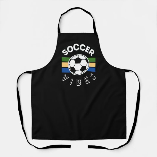 Soccer Vibes Schürze (Vorderseite)