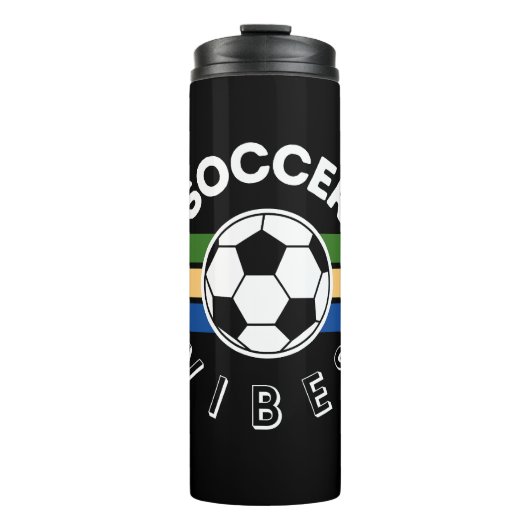 Soccer Vibes Thermosbecher (Vorderseite)