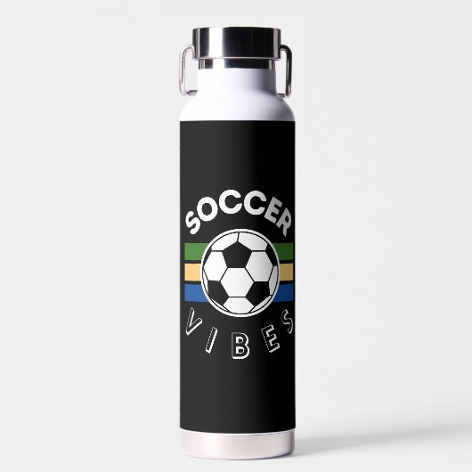 Soccer Vibes Trinkflasche (Vorne)