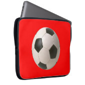 Soccerball Laptopschutzhülle (Vorne Rechts)