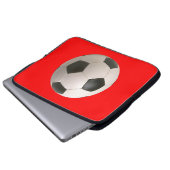 Soccerball Laptopschutzhülle (Vorne Knopf)