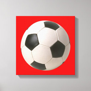Soccerball Leinwanddruck