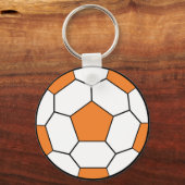 soccerball-orange schlüsselanhänger (Vorderseite)