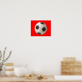 Soccerball Poster (Küche)