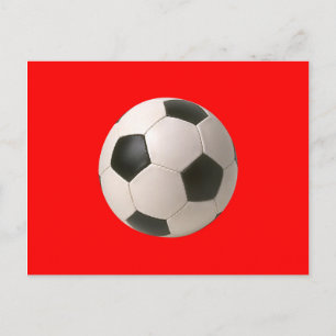 Soccerball Postkarte