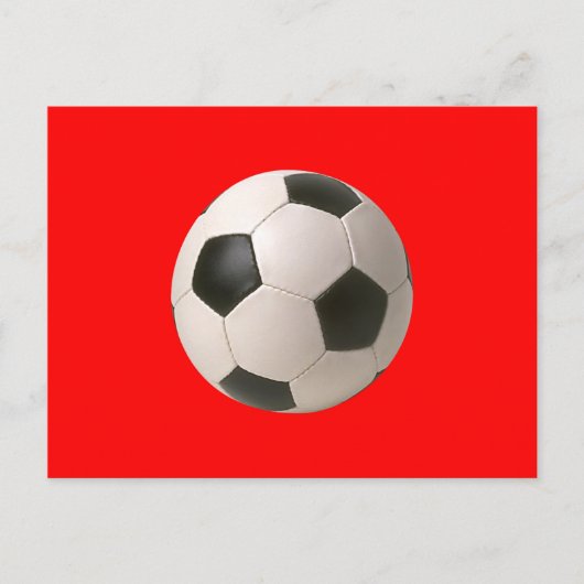 Soccerball Postkarte (Vorderseite)