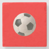 Soccerball Steinuntersetzer (Vorderseite)