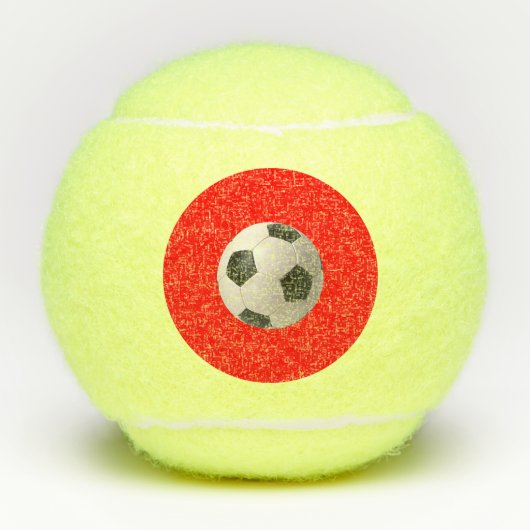 Soccerball Tennisbälle (Vorderseite)