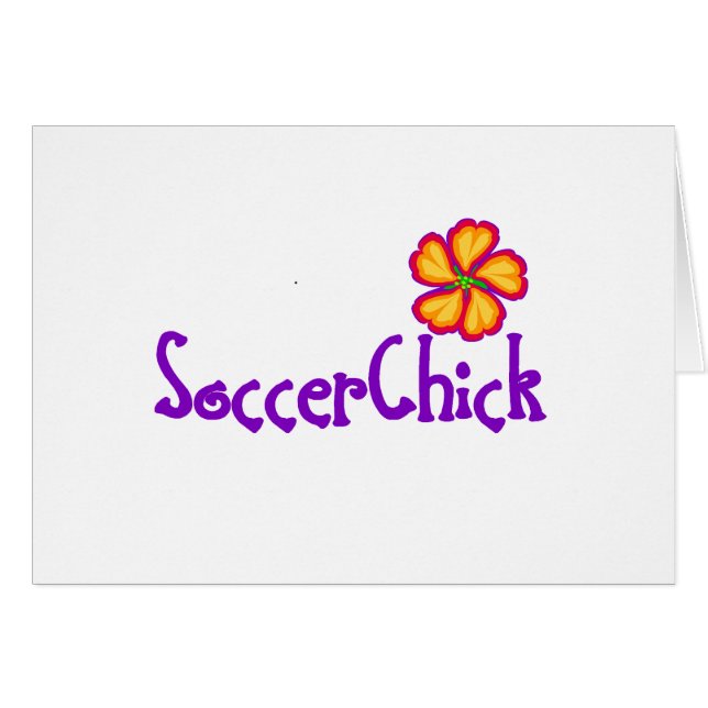 SoccerChick FlowerDark (Vorderseite (Horizontal))