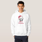 SoccerChick frohe Weihnachten Hoodie (Vorne ganz)