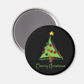 SoccerChickChristmasTree Magnet (Vorderseite/Rückseite)