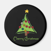 SoccerChickChristmasTree Magnet (Vorne)