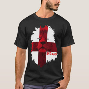 Socceream England Nationalstolz Löwenflagge Famili T-Shirt