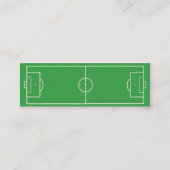 Soccerfield - dünn mini visitenkarte (Rückseite)