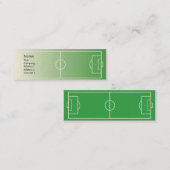 Soccerfield - dünn mini visitenkarte (Vorne/Hinten)