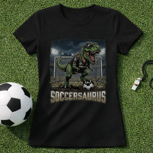 Soccersaurus Dino Torwart T-Shirt