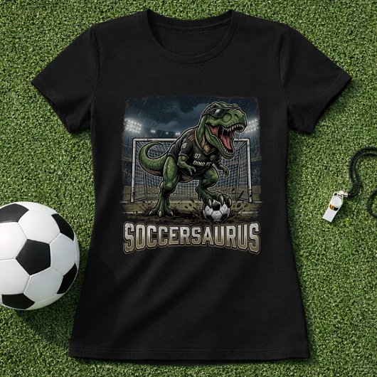 Soccersaurus Dino Torwart T-Shirt