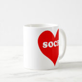 Sochi Heart Kaffeetasse (VorderseiteRechts)