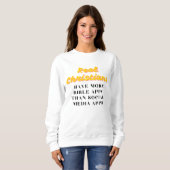 Social Apps Women's Sweatshirt - Funny Christlich (Vorne ganz)