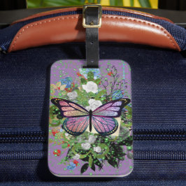 Social Butterfly 2 Gepäckmarke Gepäckanhänger