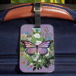 Social Butterfly 2 Gepäckmarke Gepäckanhänger