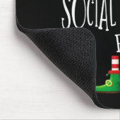 Social Butterfly Elf Shirt Family Matching Group C Mousepad (Ecke)