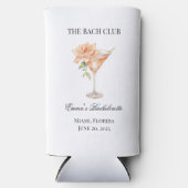 Social Club Blush Cocktail Custom Bridesmaid Selters Dosenkühler (Vorderseite)
