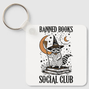 Social Club für verbotene Bücher Schlüsselanhänger