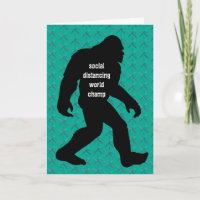 Social Distance World Champ Big Foot PDX Teppich