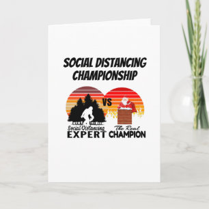 Social Distancing Meisterschaft - Yeti Karte