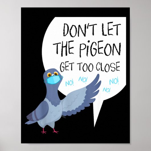 Social Distancing Parody Don't Let The Geon Get To Poster (Vorne)