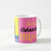 Social Distancing PurrFerred CAT Kaffeetasse (VorderseiteRechts)