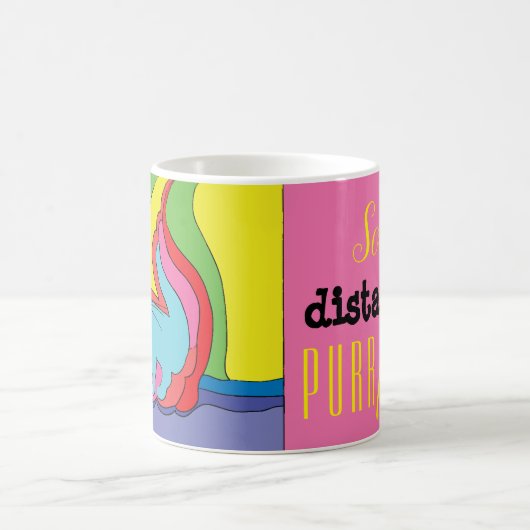 Social Distancing PurrFerred CAT Kaffeetasse (Mittel)