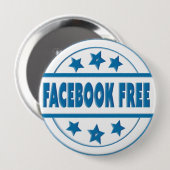 Social Facebook Kostenlose Abzeichen Button (Vorne & Hinten)