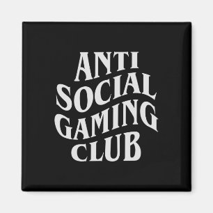 Social Gaming Club Lustiger Videospielspieler Magnet