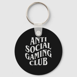 Social Gaming Club Lustiger Videospielspieler Schlüsselanhänger