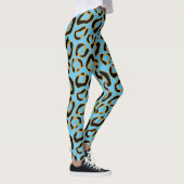 Social Leopard Print Pattern Leggings (Rechts)