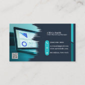 Social Media Business Cards mit 7 Packungen mit 10 Visitenkarte (Vorderseite)