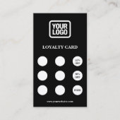 Social Media Connect With Us QR Code Loyalty Card Visitenkarte (Vorderseite)