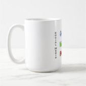 Social Media Fanatic Kaffeetasse (Links)