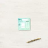 Social Media Follower-Tracker Post-It® Notizen (Auf Schreibtisch)