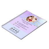 Social Media Foto kleine Unternehmen Schönheit lil Notizblock (Linke Seite)