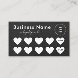 Social Media für Minimalistische Logokombinationen Treuekarte