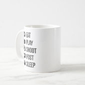 Social Media Gamer Black Art Tasse (Vorderseite Links)